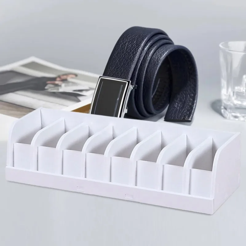 Men Accessories Drawer - صندوق منظم للأحزمة بـ 6/8/10 أقسام،
