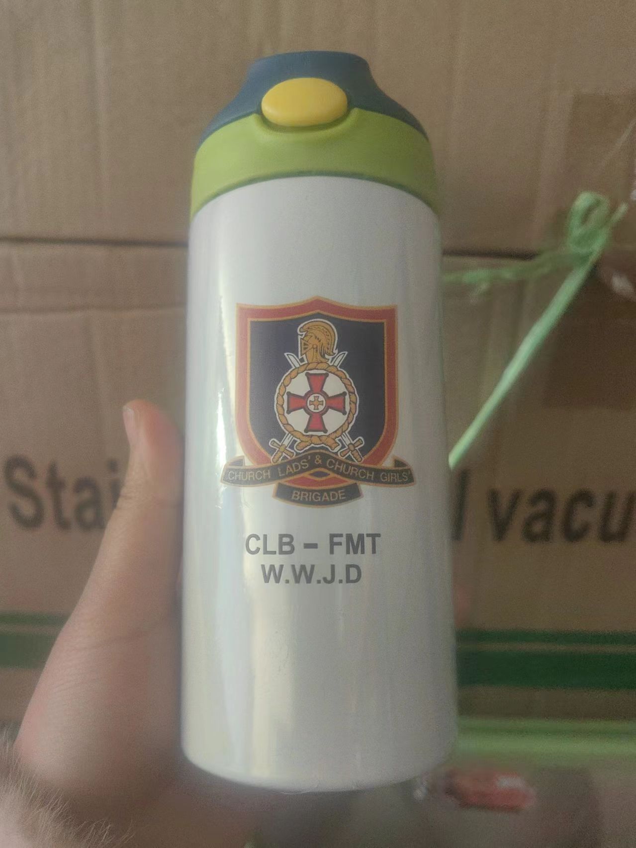 Flask Stainless Steel - كوب شرب للأطفال بسعة 12 أونصة