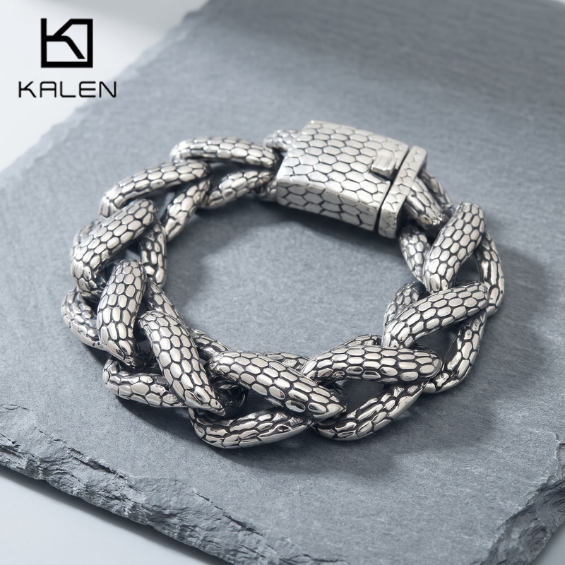 Men Accessories Bd - سوار رجالي كوبان لينك من كالين