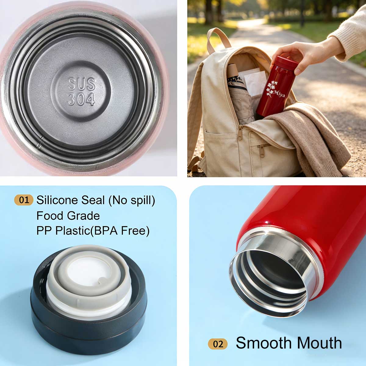 قارورة معزولة من الفولاذ المقا - مراجعة Flask Stainless Steel وسعره