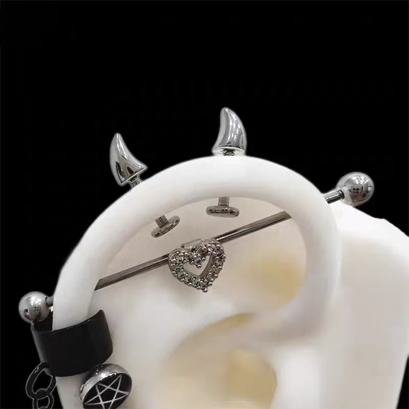 عرض ساخن: أقراط أذن بتصميم قرو - مراجعة Men Accessories Sale وسعره