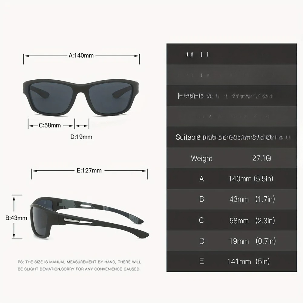 قطعتان من النظارات الشمسية الم - مراجعة Sunglasses Polarized Men وسعره