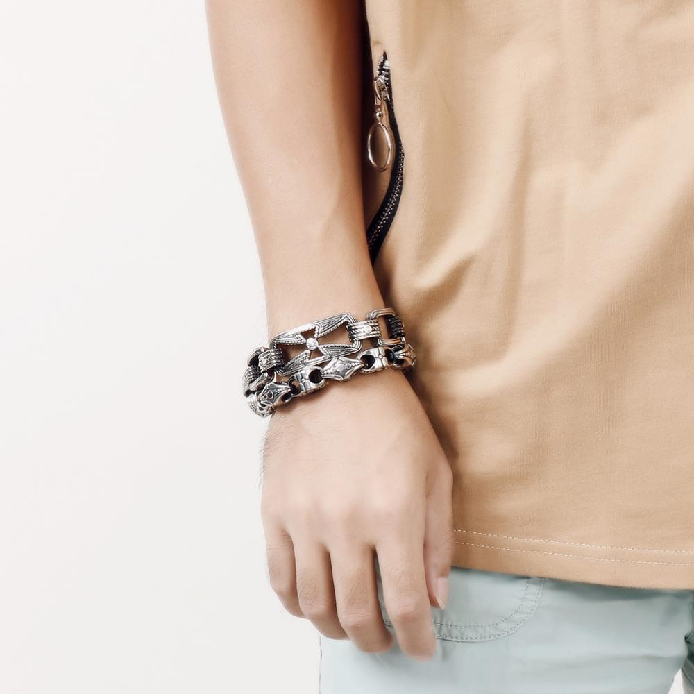 KALEN الشرير الصليب سوار الرجا - مراجعة Men Accessories Bd وسعره