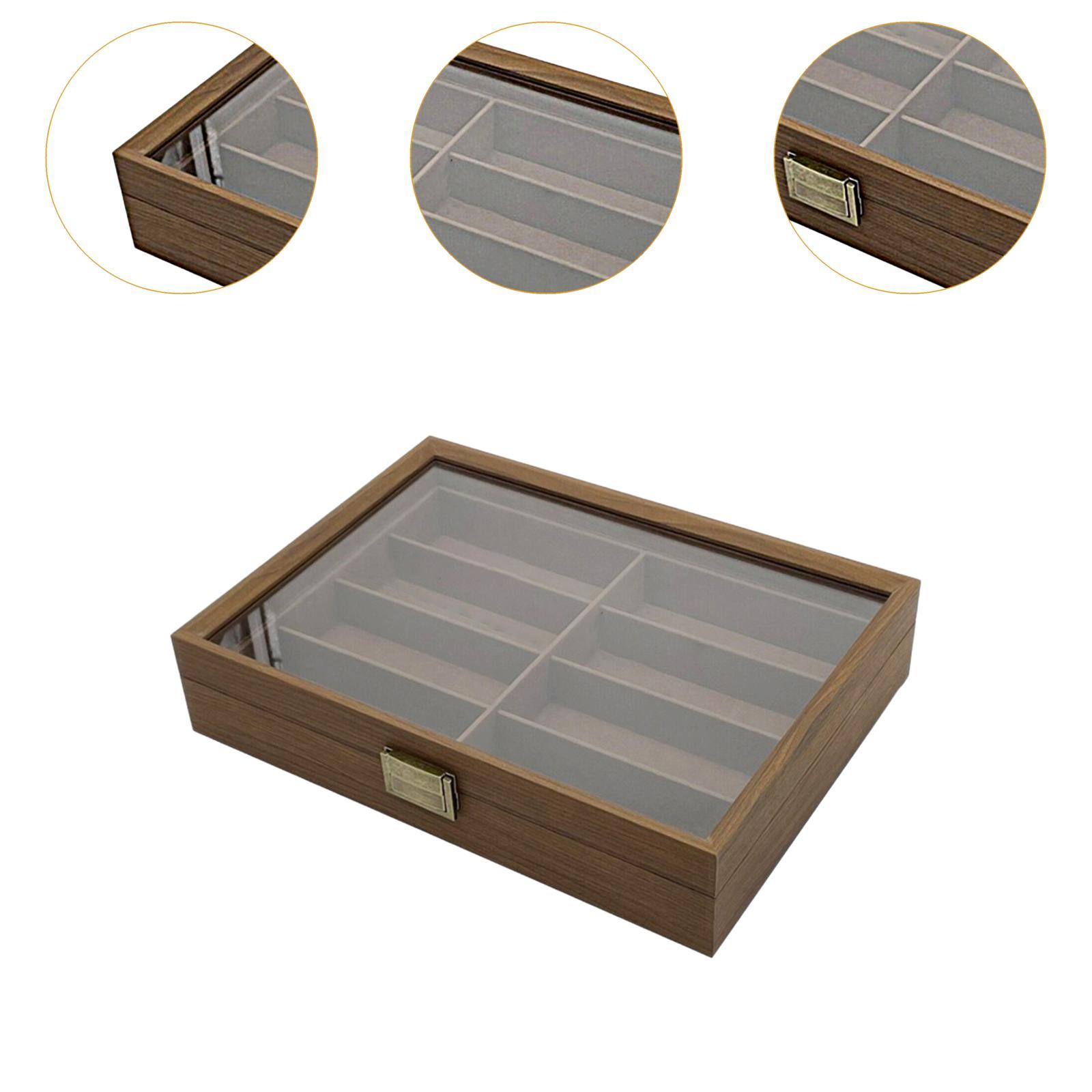 صندوق خشبي لتنظيم النظارات الش - مراجعة Men Accessories Drawer وسعره
