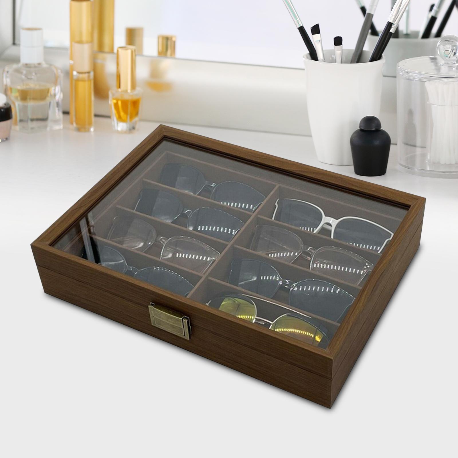 صندوق منظم نظارات شمسية خشبي ب - مراجعة Men Accessories Drawer وسعره
