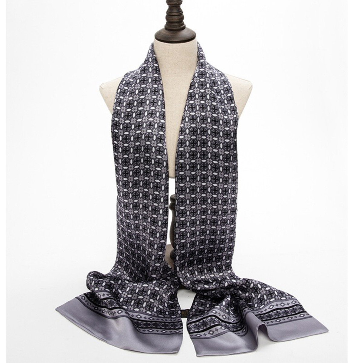 2026 جديد وشاح حريري طبقة مندي - مراجعة Men Accessories Sale وسعره