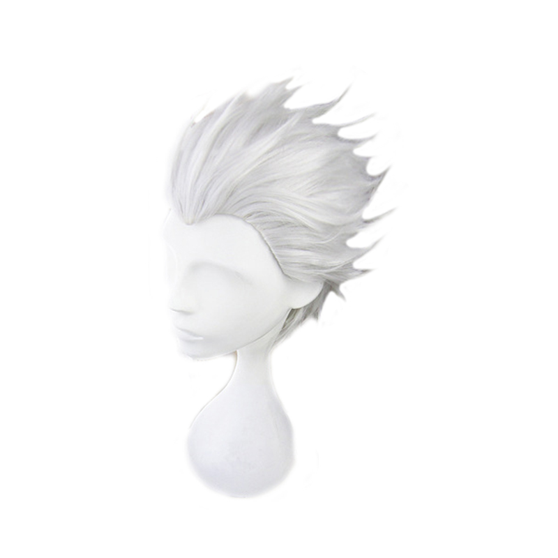 شعر مستعار قصير باللون الرمادي - مراجعة Men Accessories Silver وسعره