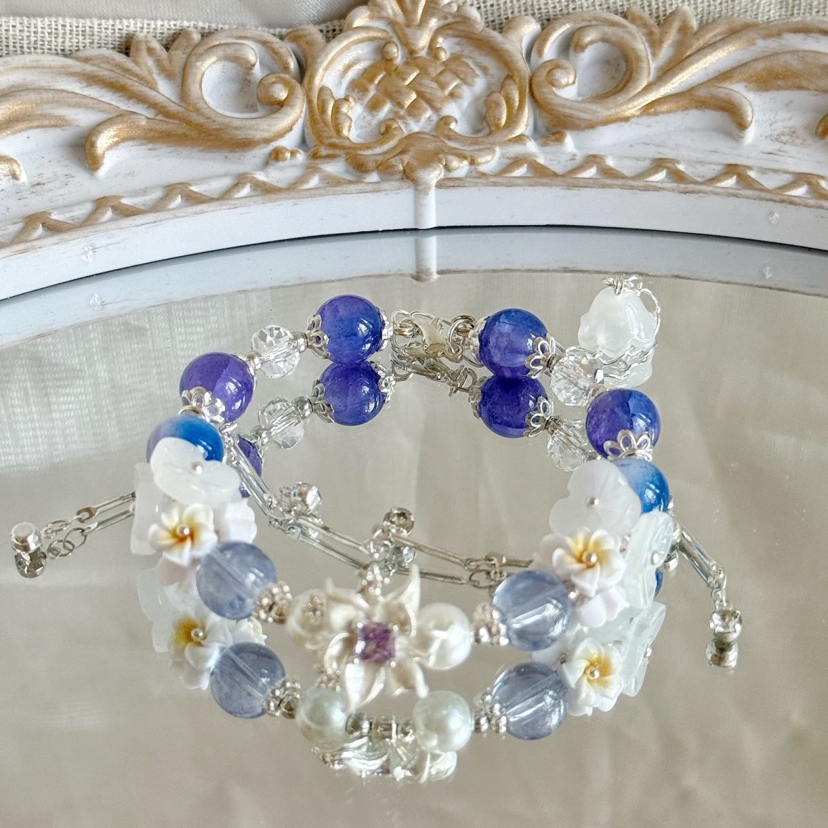 أساور نسائية مرصعة بالخرز مستو - مراجعة Men Accessories Gift وسعره
