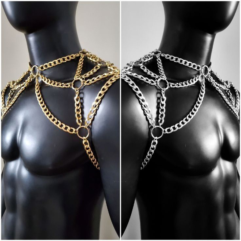 فاسق الرجال الكتف الجسم سلسلة  - مراجعة Men Accessories Silver وسعره
