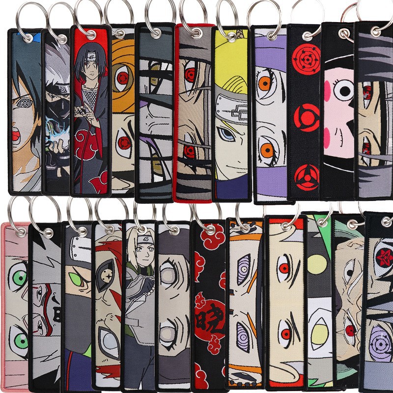 سلاسل مفاتيح مطرزة بتصميم أنمي - مراجعة Men Accessories Sale وسعره