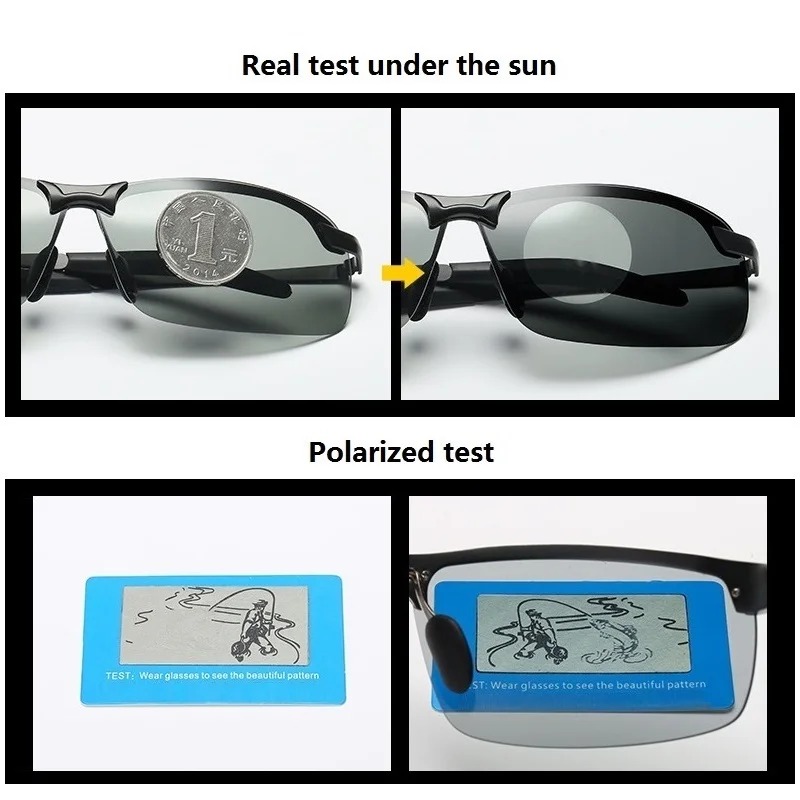 نظارات شمسية رجالية مستقطبة وم - مراجعة Sunglasses Polarized Men وسعره