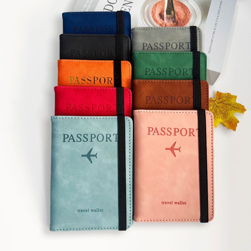 حامل جواز سفر من الجلد الصناعي - مراجعة Passport Wallet Rfid وسعره