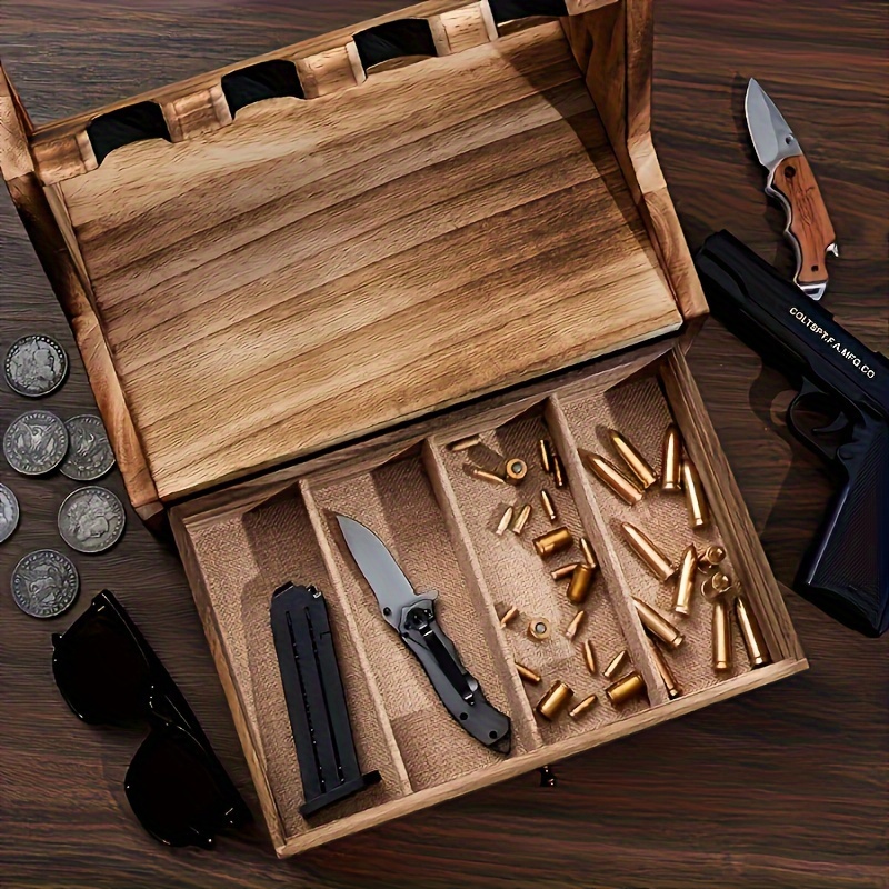 حامل تخزين مسدسات من الخشب الص - مراجعة Men Accessories Drawer وسعره